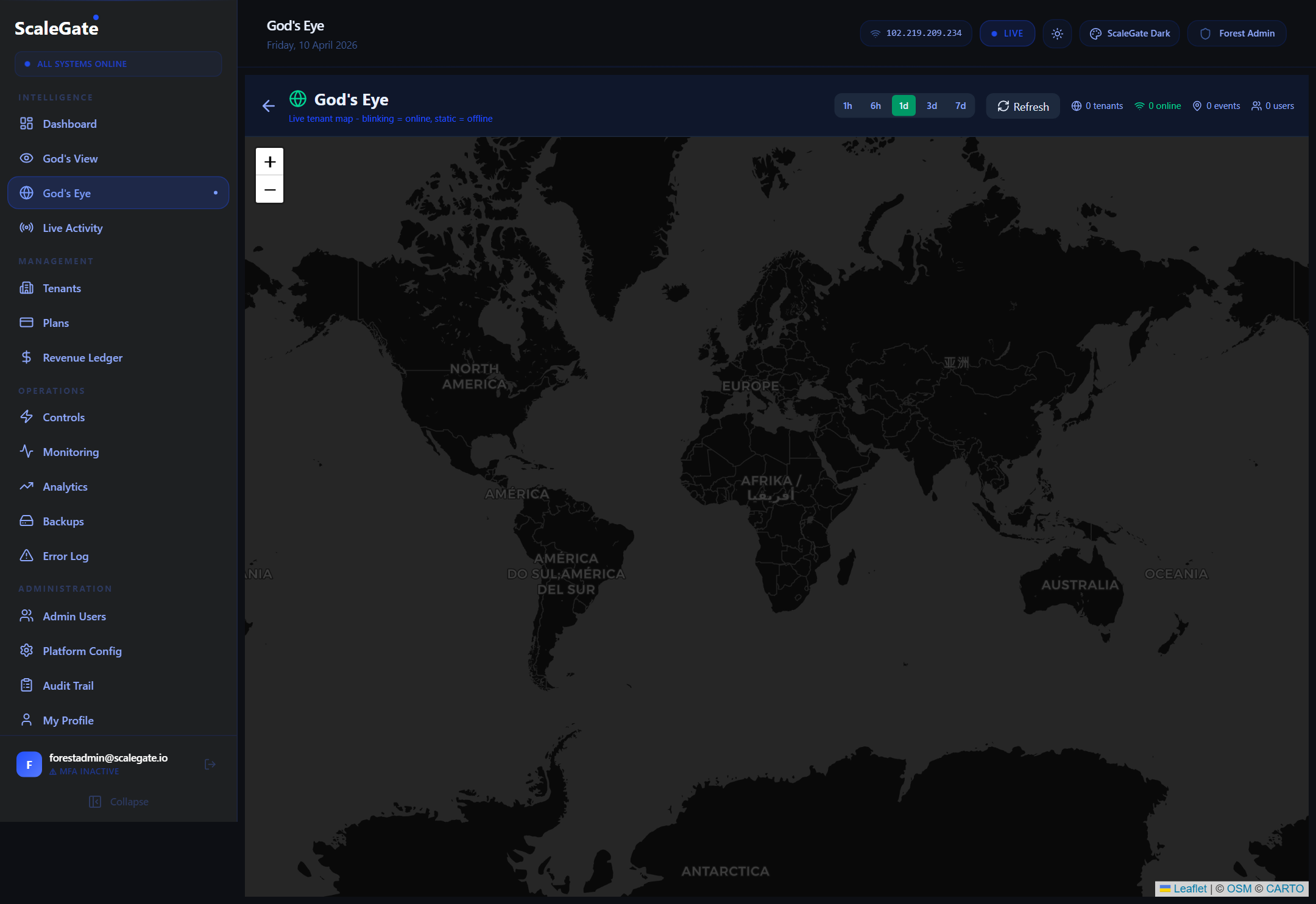 God's Eye (Live Map)
